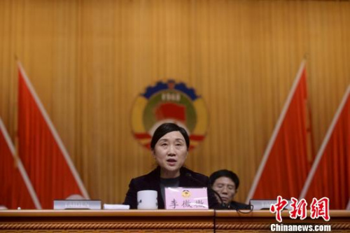 李微微當(dāng)選為湖南省政協(xié)主席。唐小晴 攝